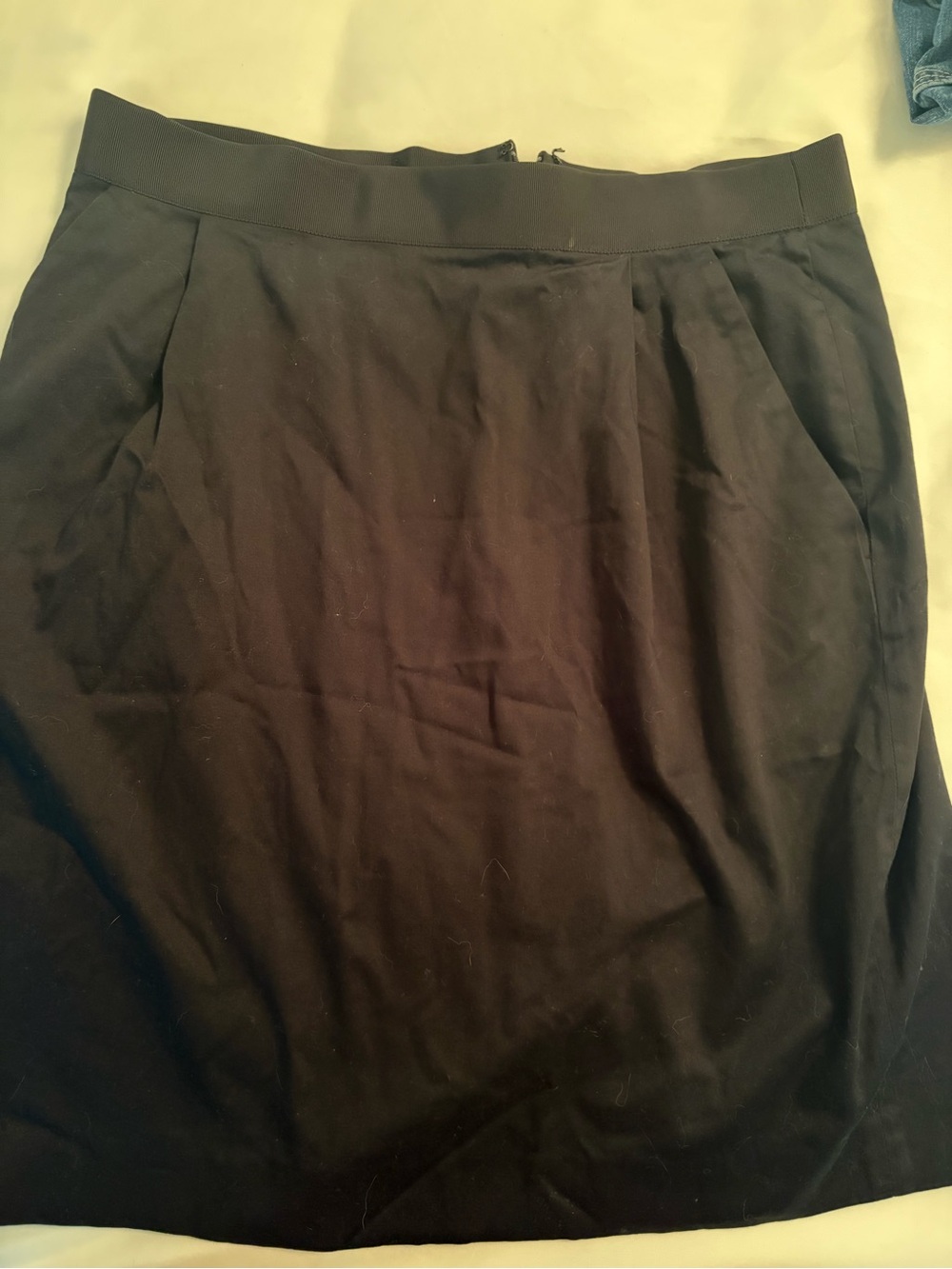Kate Spade Black Women's Pencil Skirt with bow accent in back